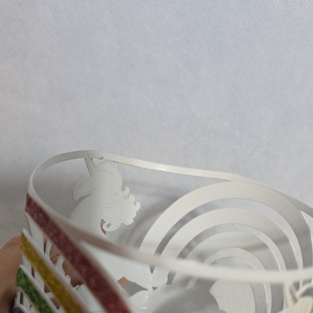 Bath & Body Works Glitter Rainbow Unicorn Candle Holder - Picture 7 of 10